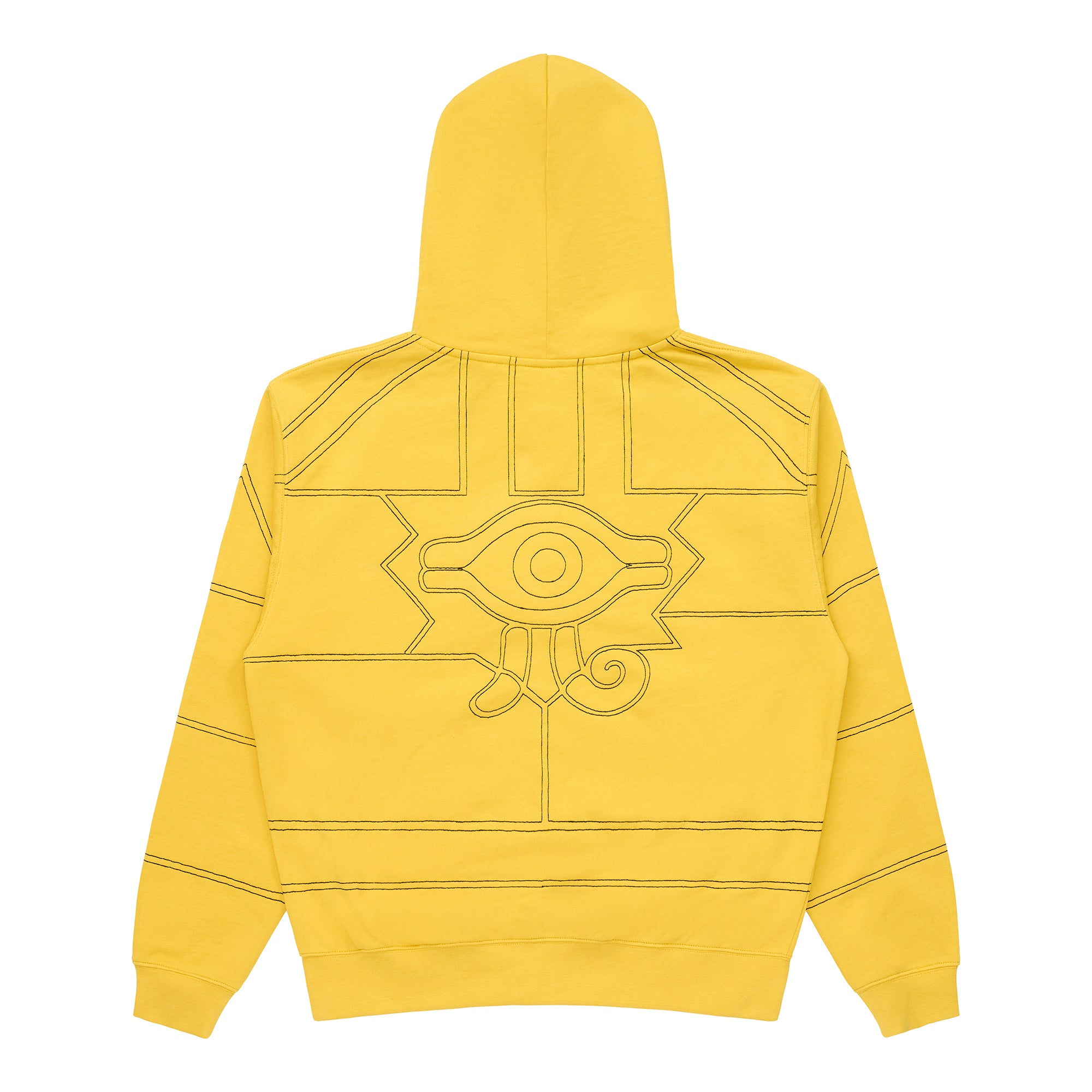 YUGIOH PUZZLE ZIP HOODIE (YELLOW)
