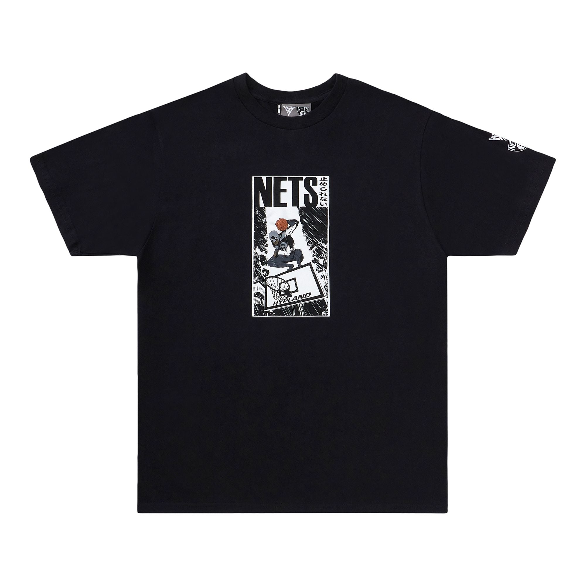 NBA BROOKLYN NETS I AM THE NIGHT T SHIRT (BLACK)