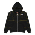 YUGIOH PUZZLE ZIP HOODIE (BLACK)