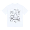 INITIAL D IMPACT BLUE SHIRT (WHITE)