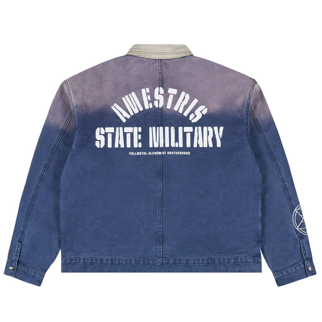 FMAB MUSTANG TRUCKER JACKET (NAVY) *PRE ORDER*