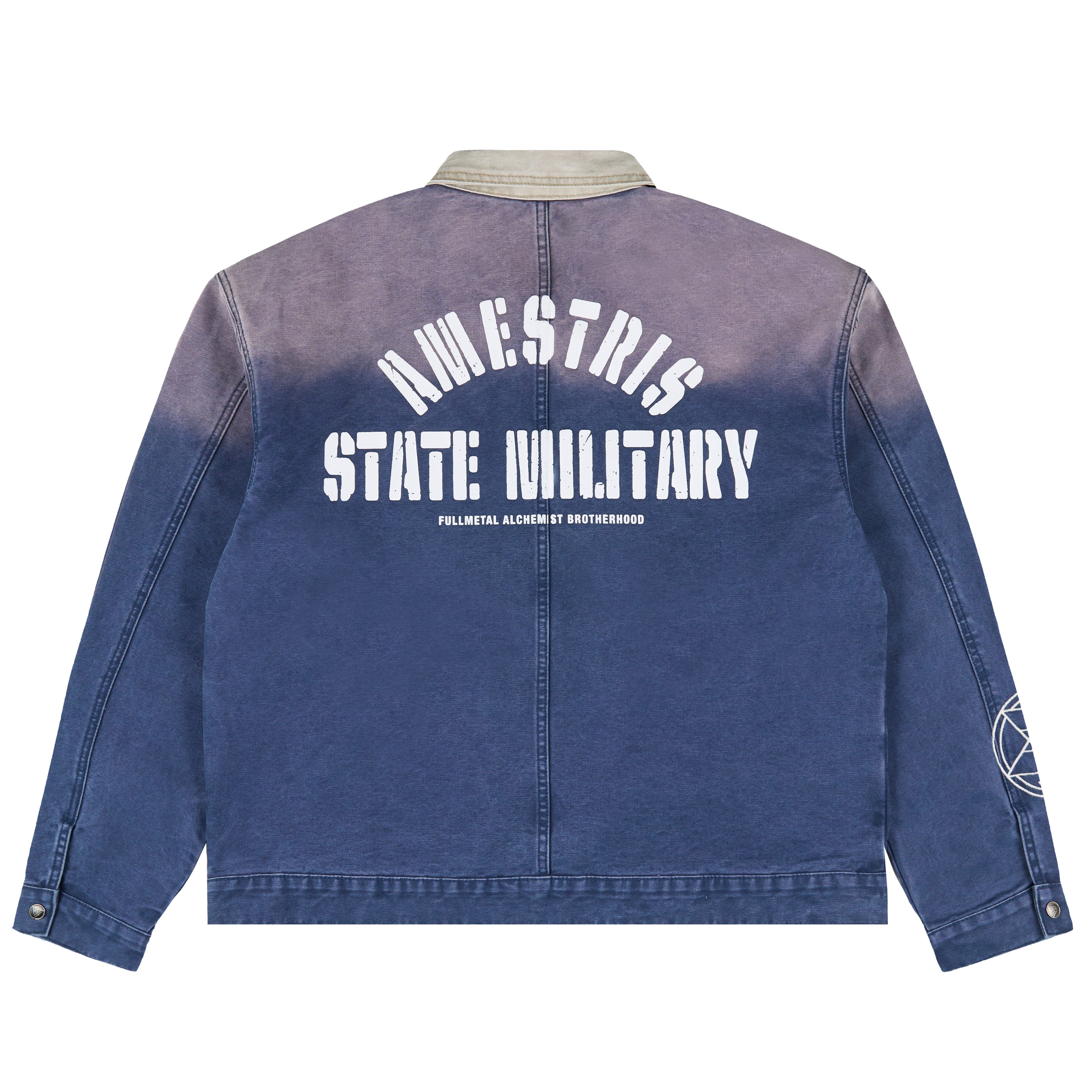 FMAB MUSTANG TRUCKER JACKET (NAVY) *PRE ORDER*