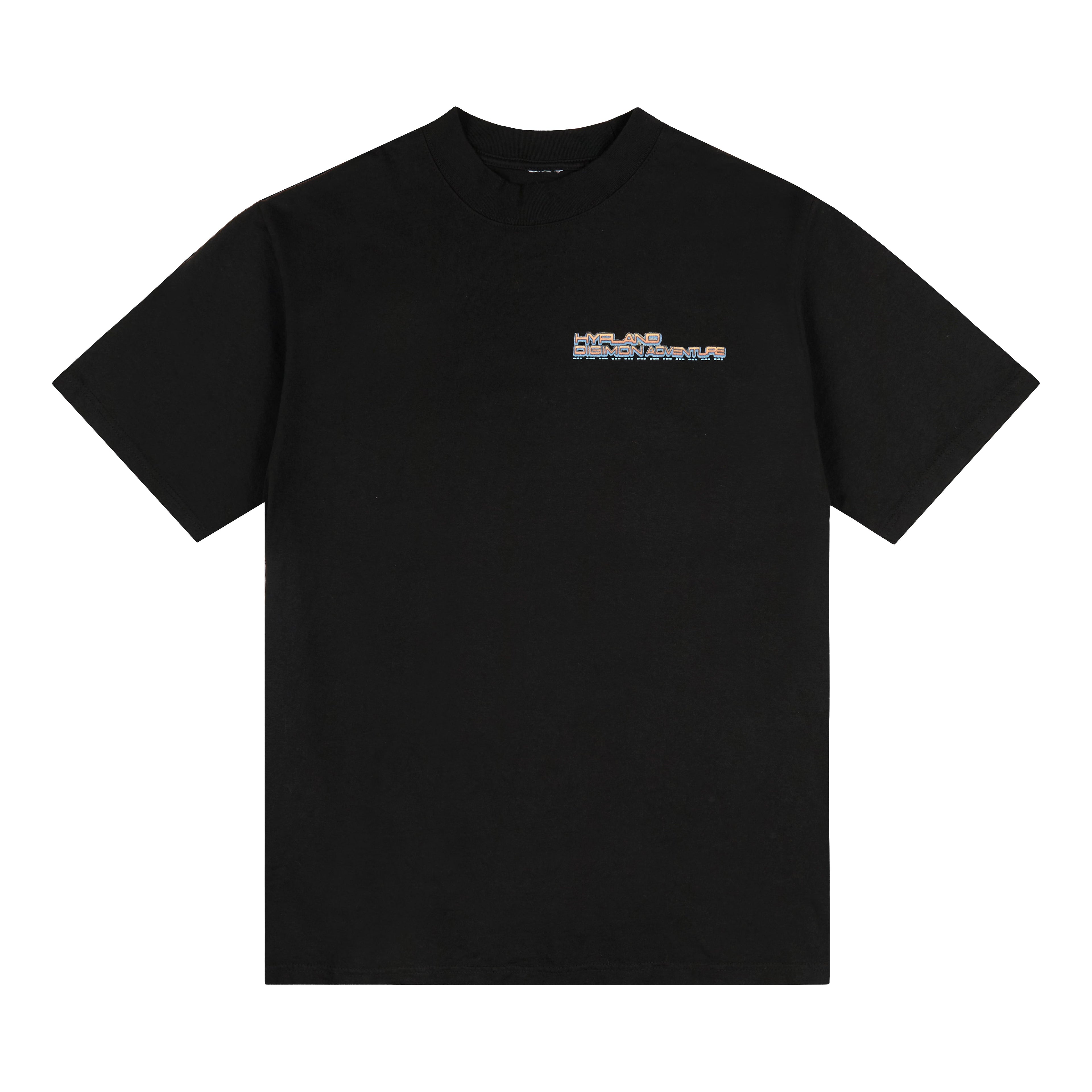 DIGIMON ADVENTURE JUMBO PRINT SHIRT (BLACK)