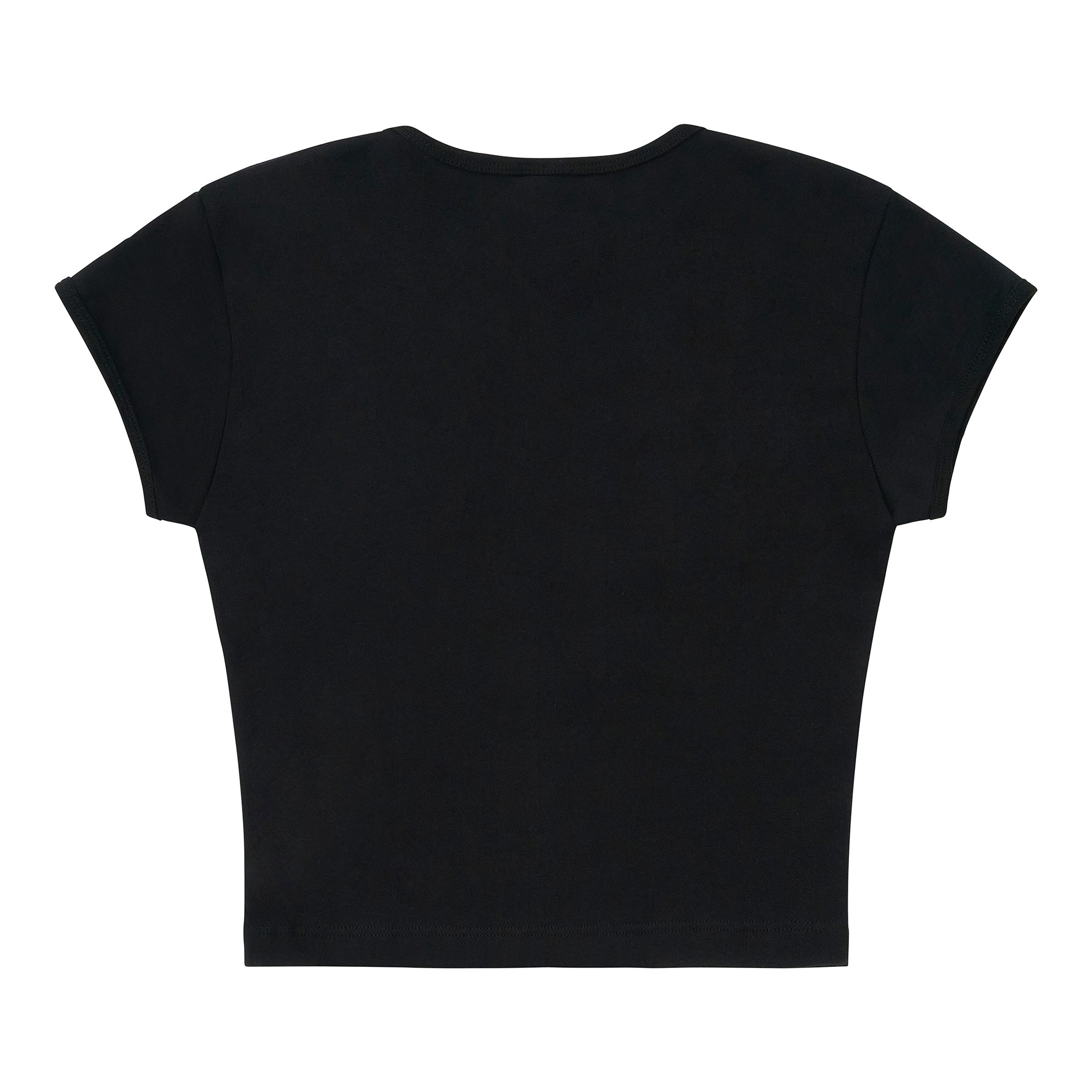 STREET FIGHTER WMNS DHALSIM FLAME BABY TEE (BLACK)