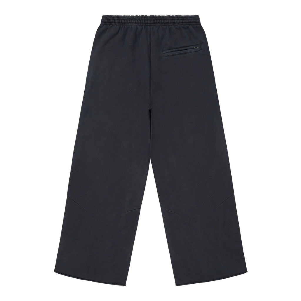 HYPLAND HEAVY WEIGHT PLEATED LOGO SWEAT PANTS (VINTAGE BLACK)