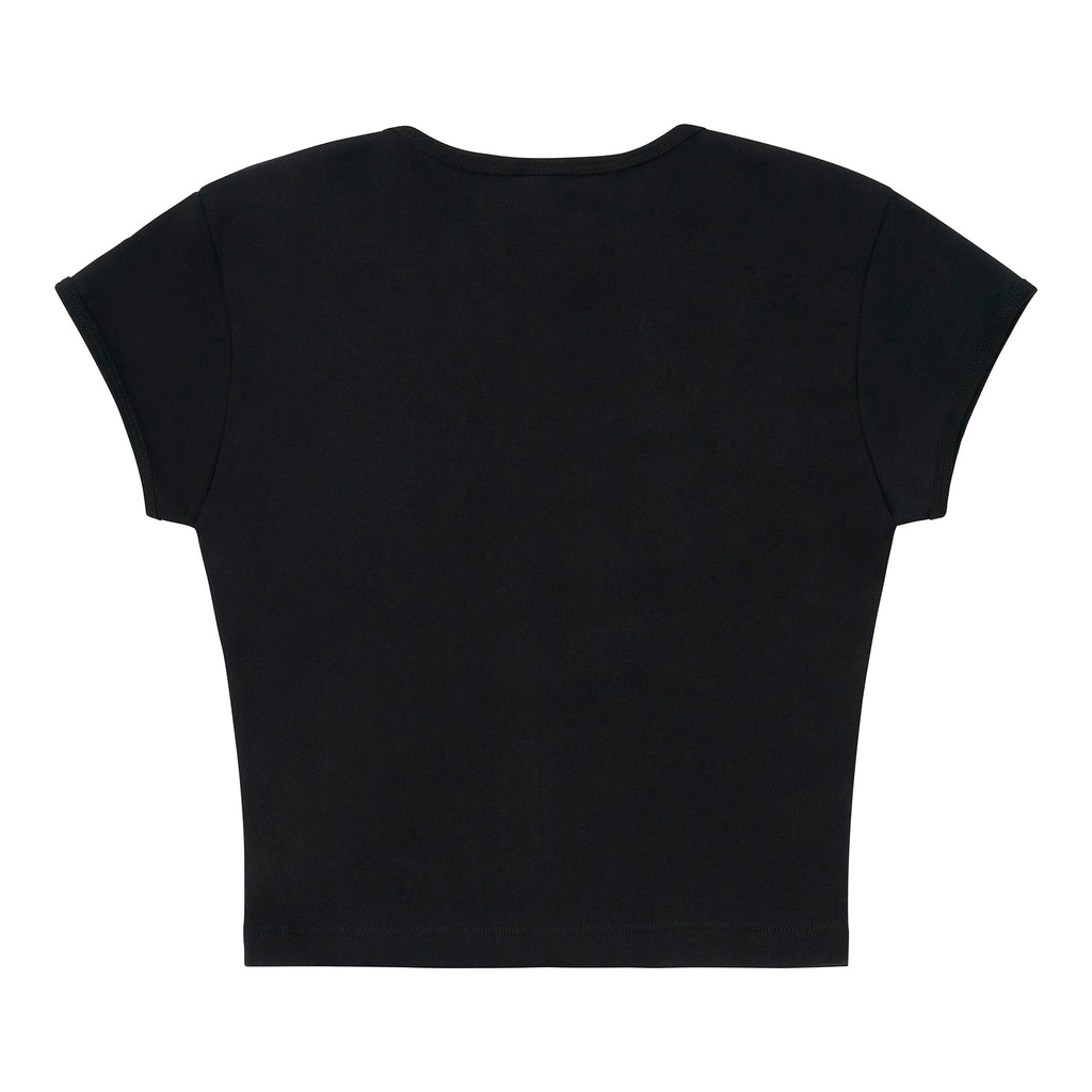 STREET FIGHTER WMNS RYU V KEN PENCIL BABY TEE (BLACK)