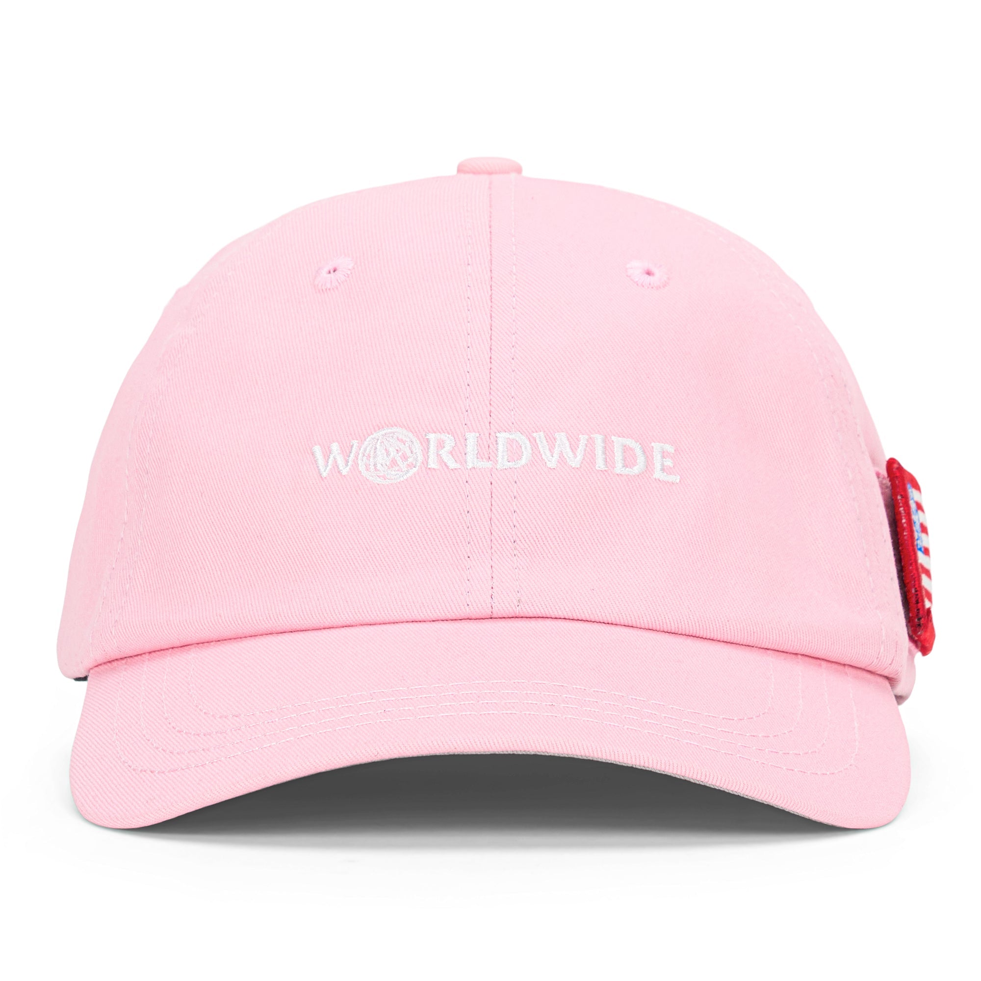 WORLDWIDE LOGO DAD CAP (PINK)