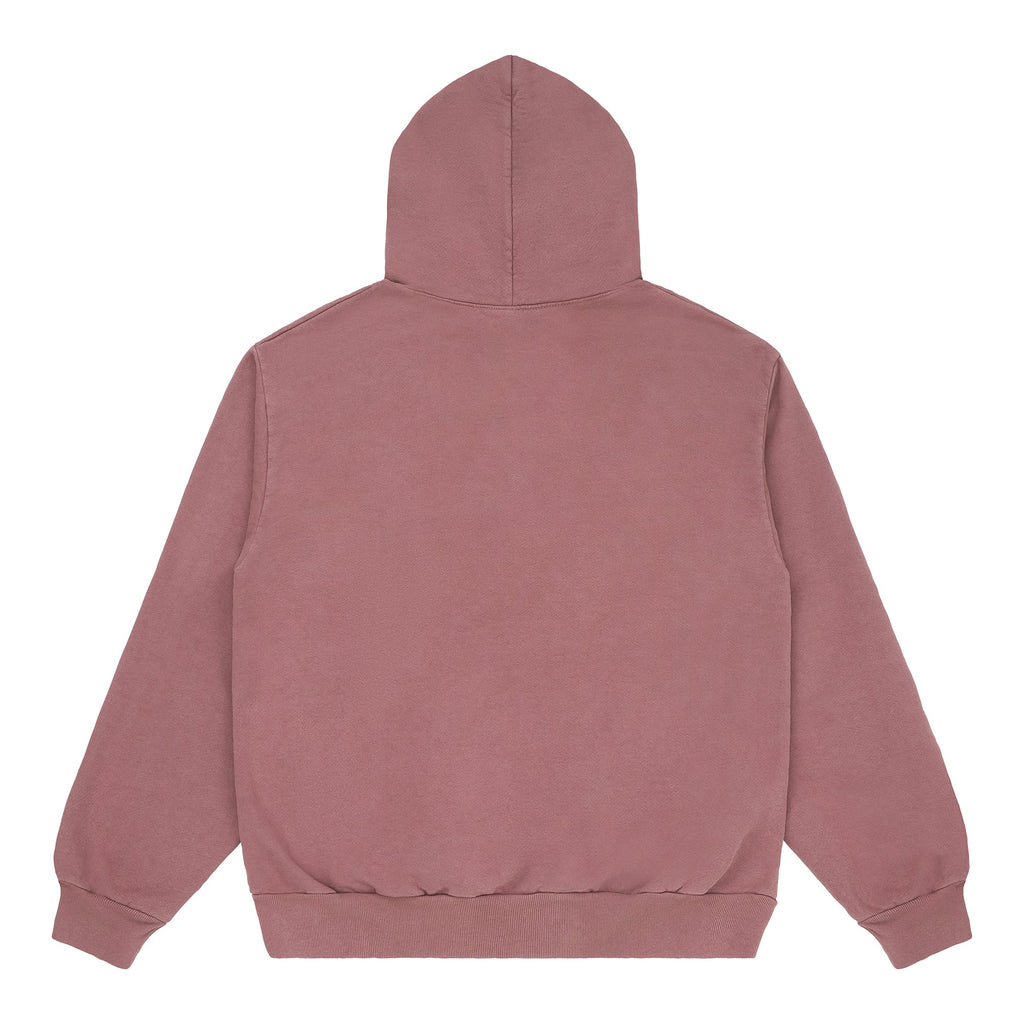 HYPLAND SLANT LOGO HOODIE (MAUVE)
