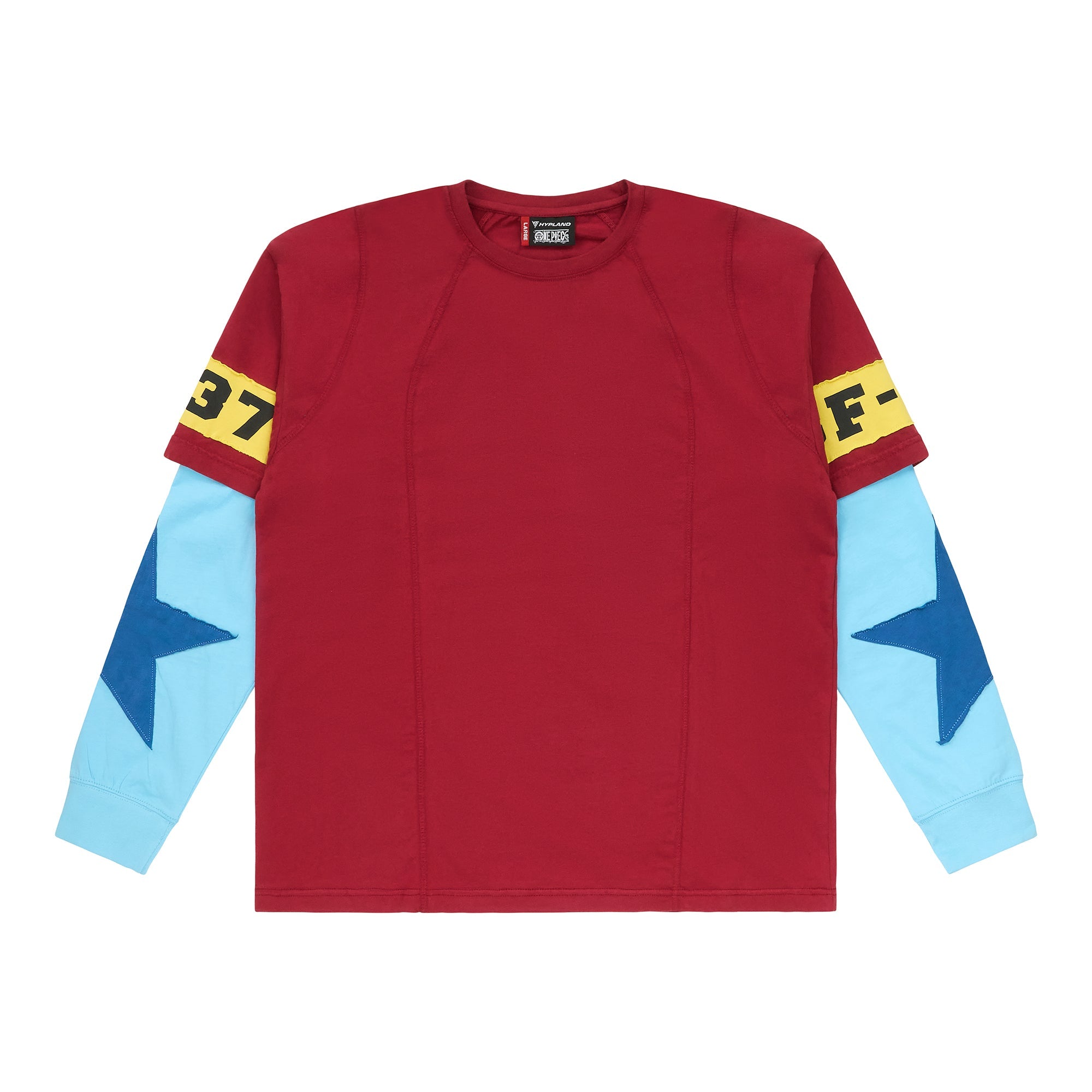ONE PIECE FRANKY LONG SLEEVE SHIRT (RED)
