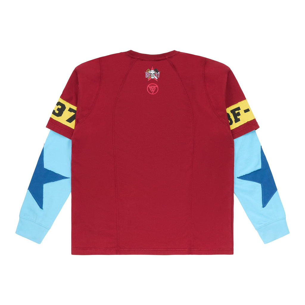 ONE PIECE FRANKY LONG SLEEVE SHIRT (RED)