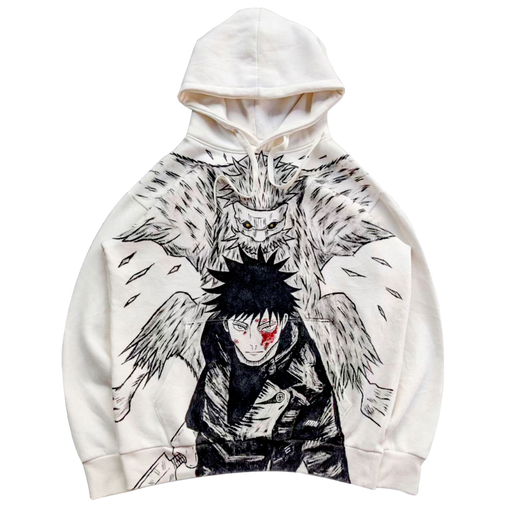 Jujutsu Kaisen Megumi Fushiguro Spray Painting Hoodie Pre-Order