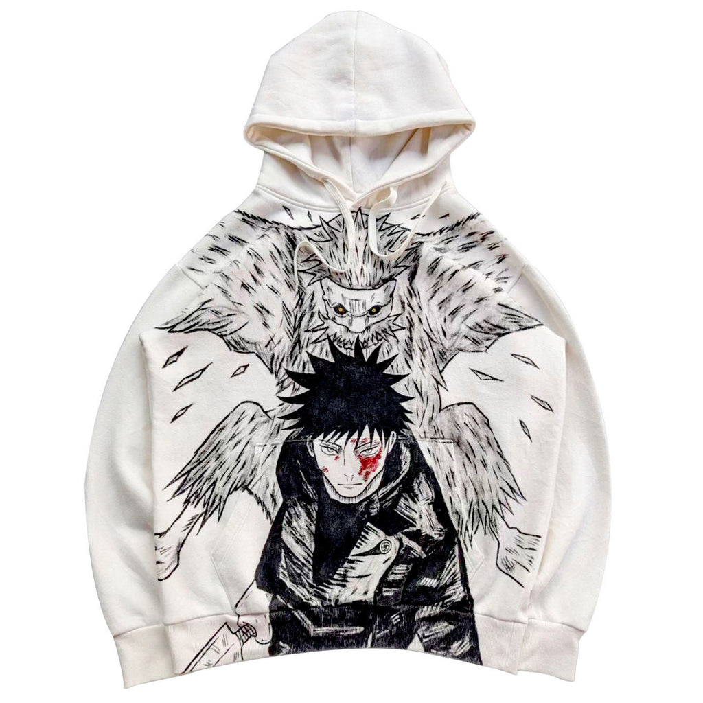 Jujutsu Kaisen Megumi Fushiguro Spray Painting Hoodie Pre-Order