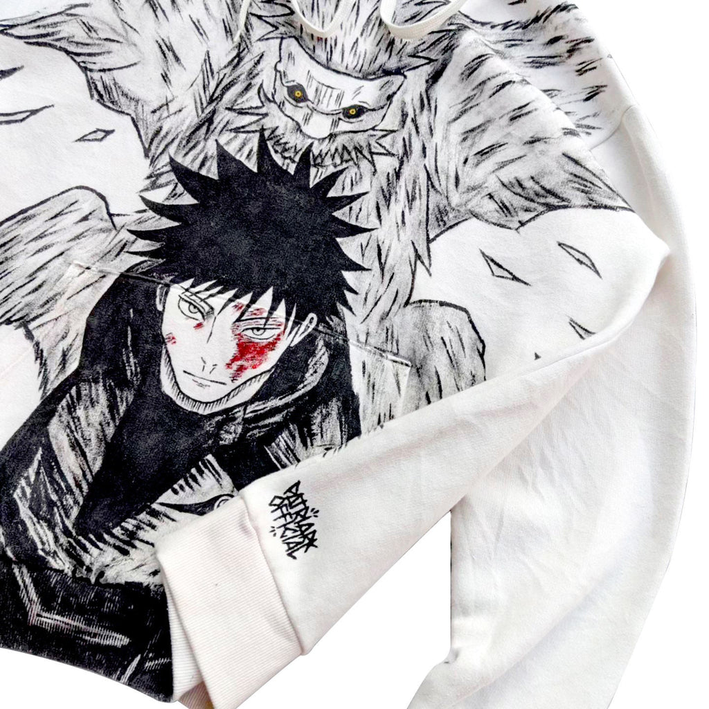 Jujutsu Kaisen Megumi Fushiguro Spray Painting Hoodie Pre-Order