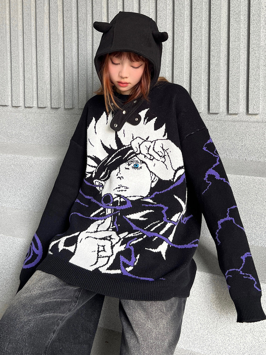 Jujutsu Kaisen Gojo Oversized Sweater