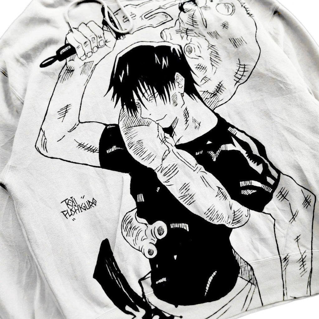 Jujutsu Kaisen Toji Fushiguro Spray Painting Hoodie Pre-Order