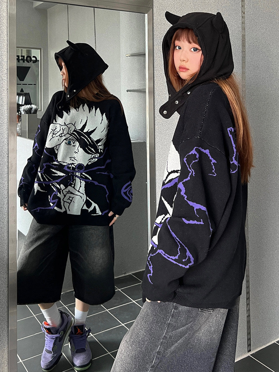 Jujutsu Kaisen Gojo Oversized Sweater