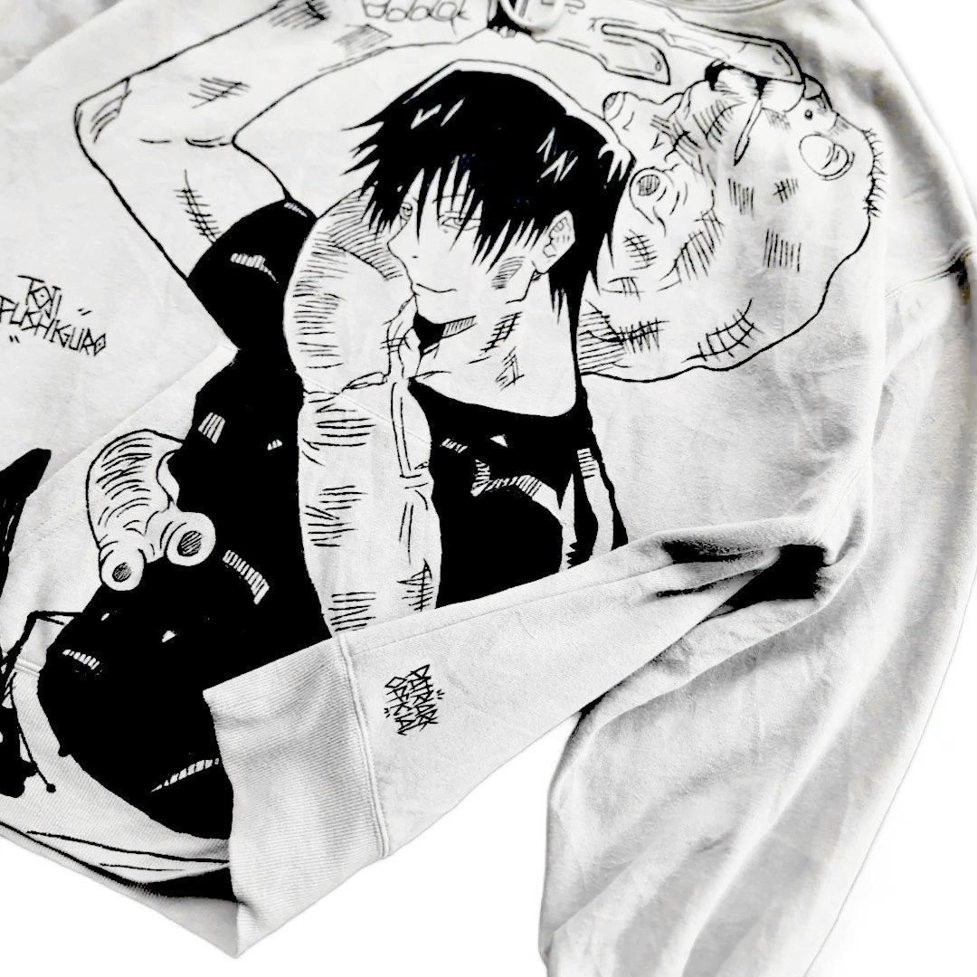 Jujutsu Kaisen Toji Fushiguro Spray Painting Hoodie Pre-Order