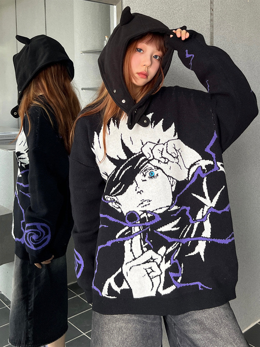 Jujutsu Kaisen Gojo Oversized Sweater