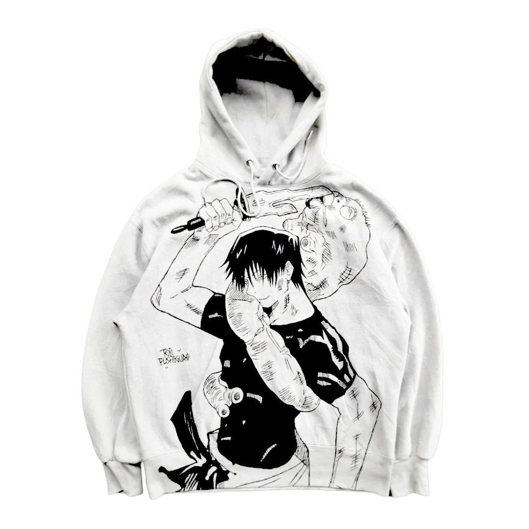 Jujutsu Kaisen Toji Fushiguro Spray Painting Hoodie Pre-Order