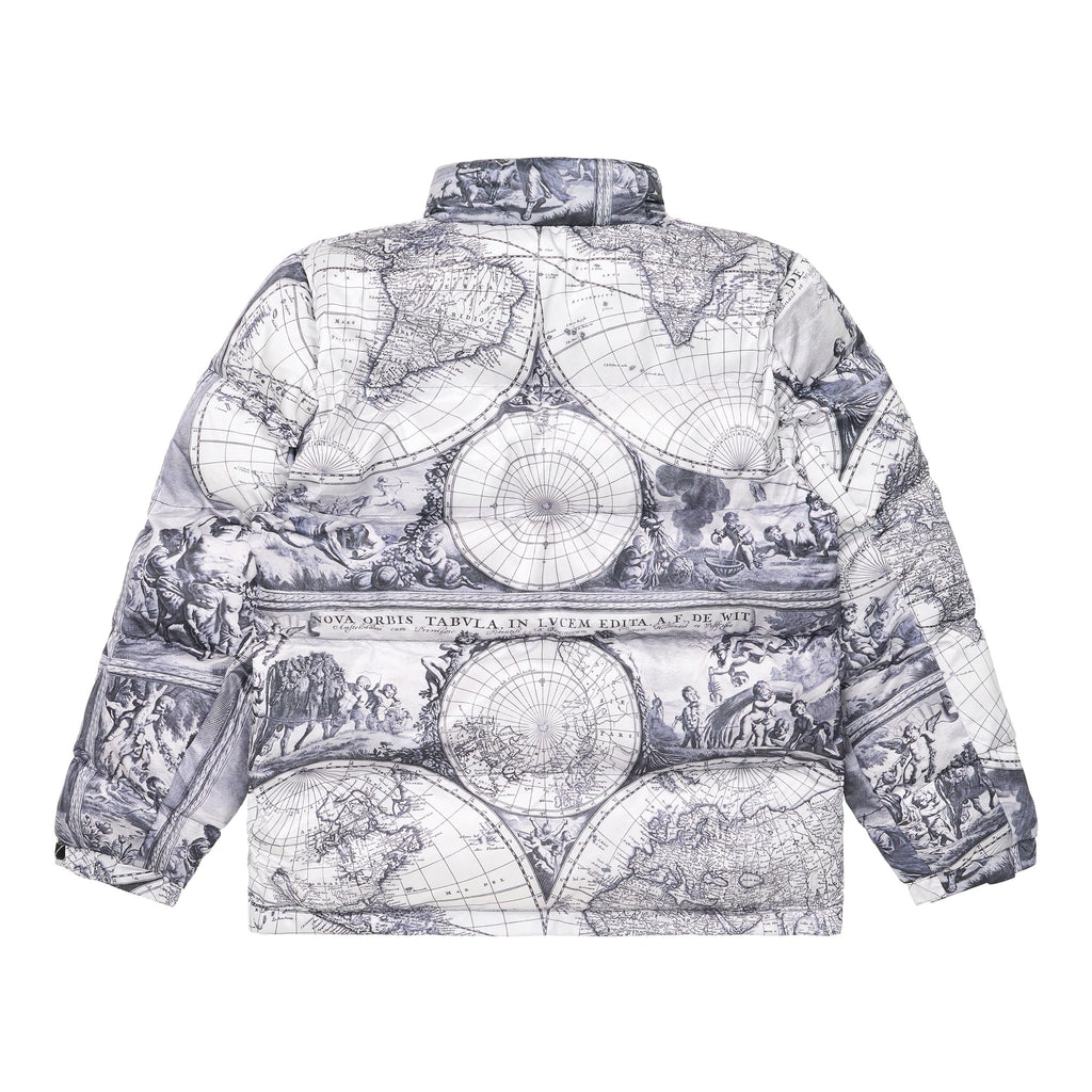 HYPLAND H+ OLD ENGLISH PUFFER JACKET (WHITE)