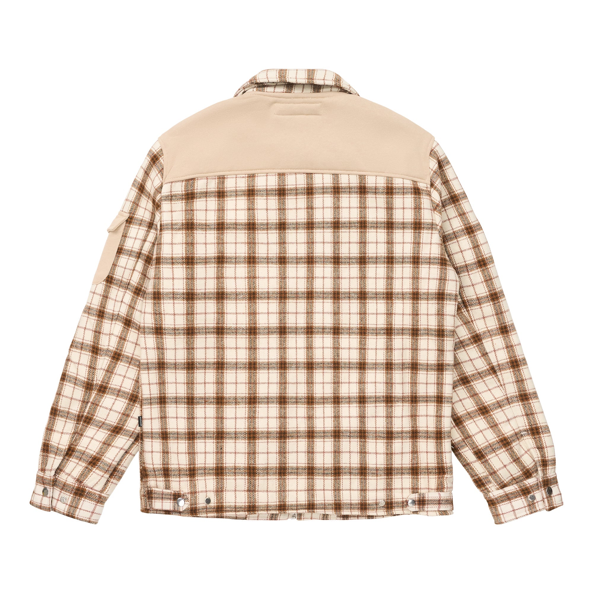 HYPLAND H+ FLEECE FLANNEL JACKET (BROWN)