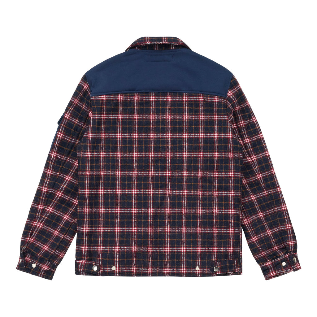 HYPLAND H+ FLEECE FLANNEL JACKET (NAVY)