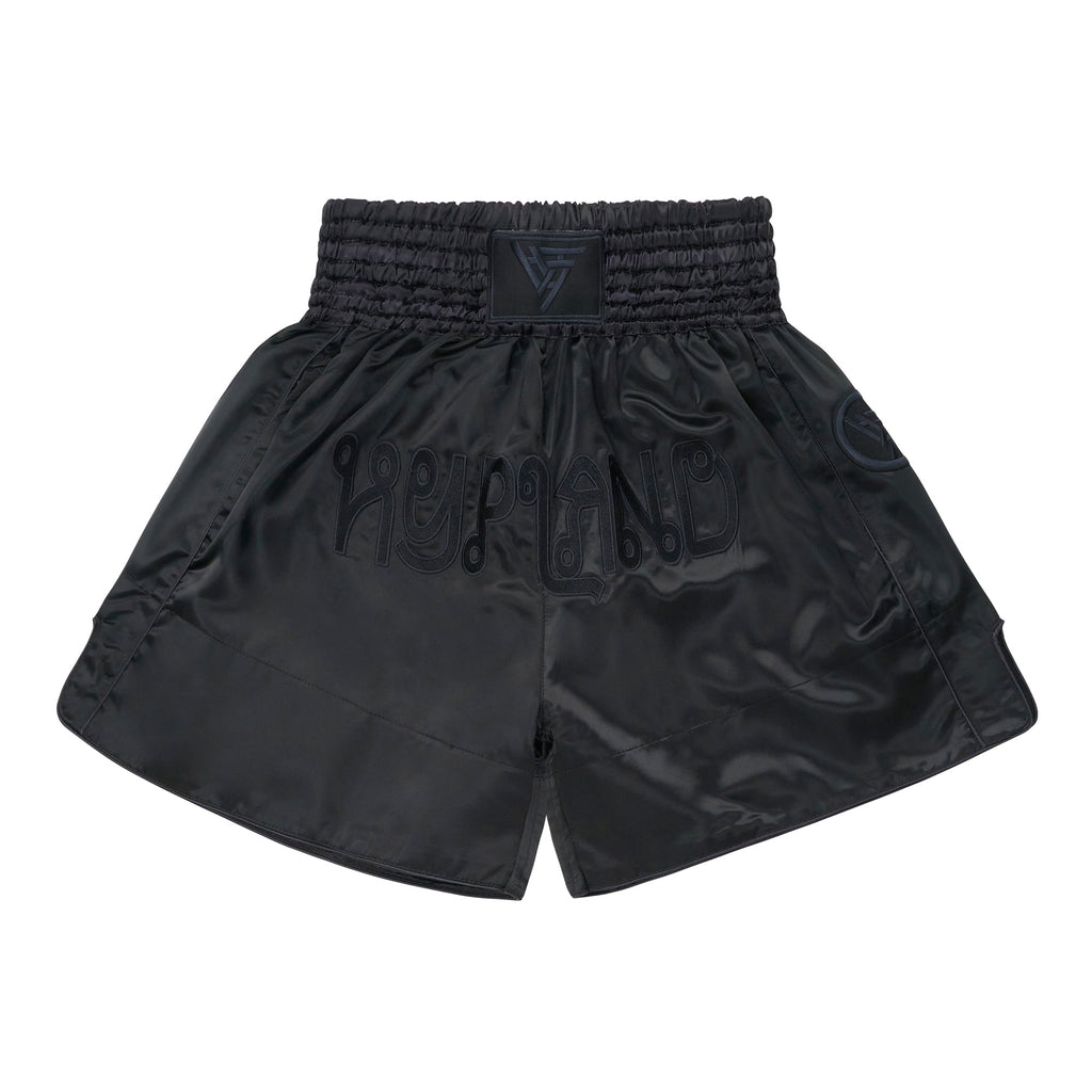 HYPLAND MUAY THAI SHORTS (BLACK)