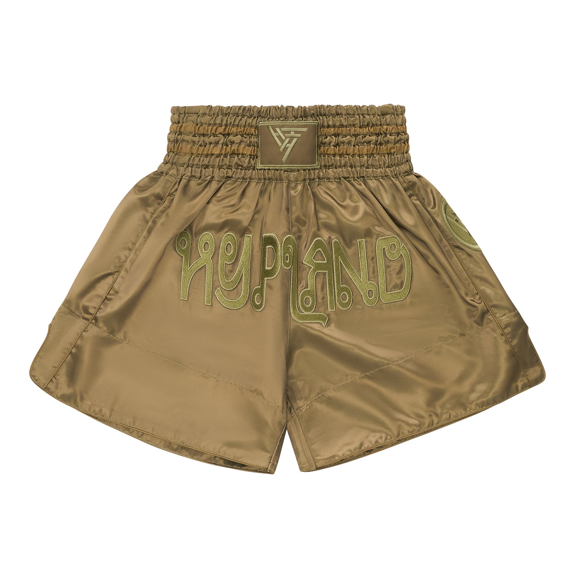 HYPLAND MUAY THAI SHORTS (OLIVE)