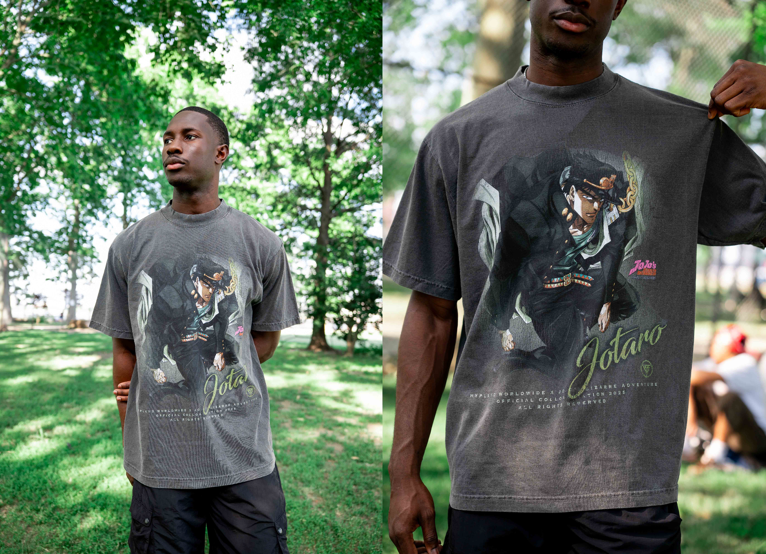JOJO JOTARO JUMBO SHIRT (VINTAGE BLACK)