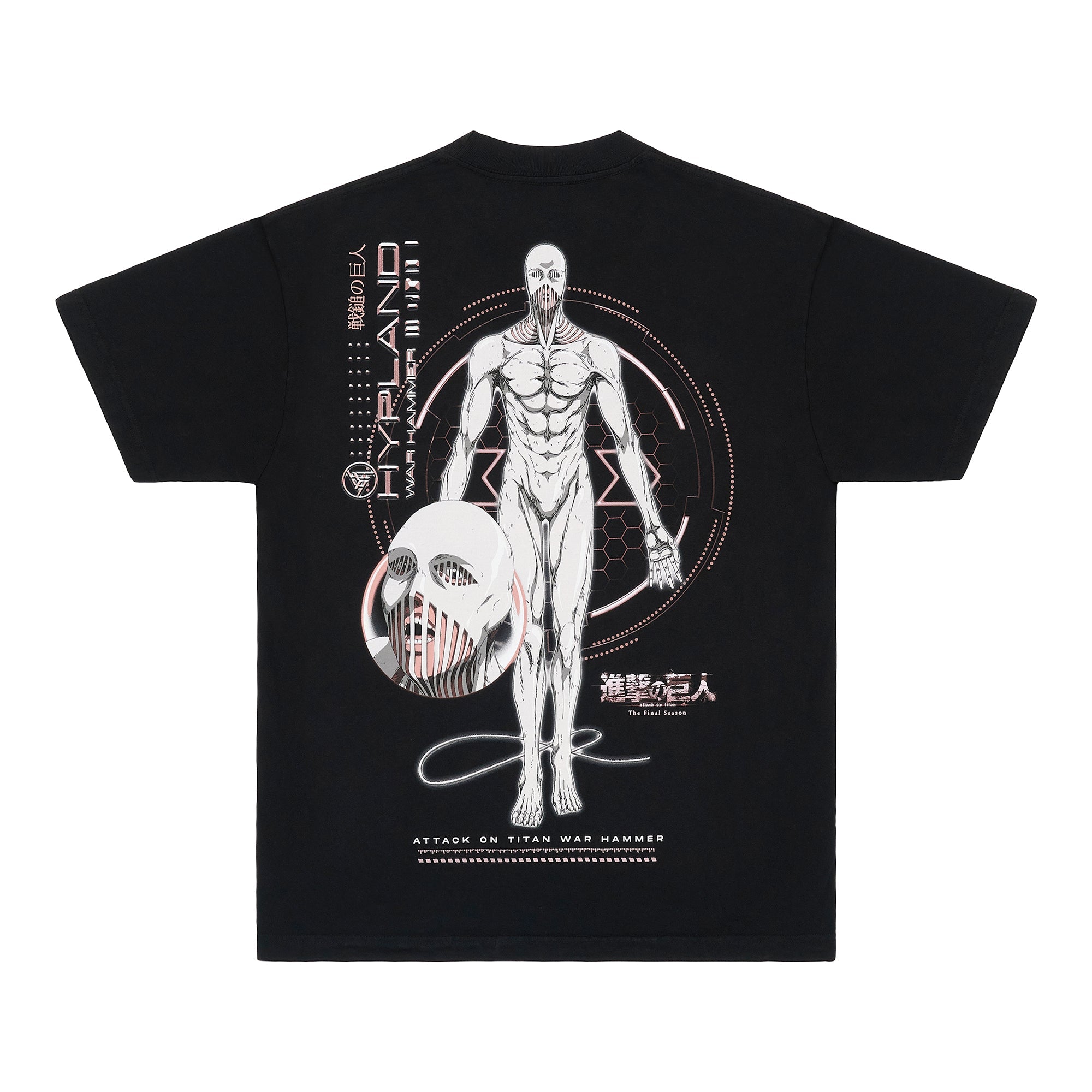 AOT WAR HAMMER SHIRT (BLACK)