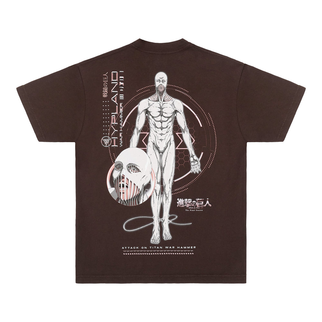 AOT WAR HAMMER SHIRT (BROWN)