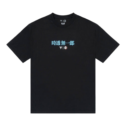 DEMON SLAYER MUCHIRO AIR BRUSH SHIRT (BLACK)