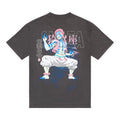 DEMON SLAYER AKAZA STANCE SHIRT (VINTAGE GREY)