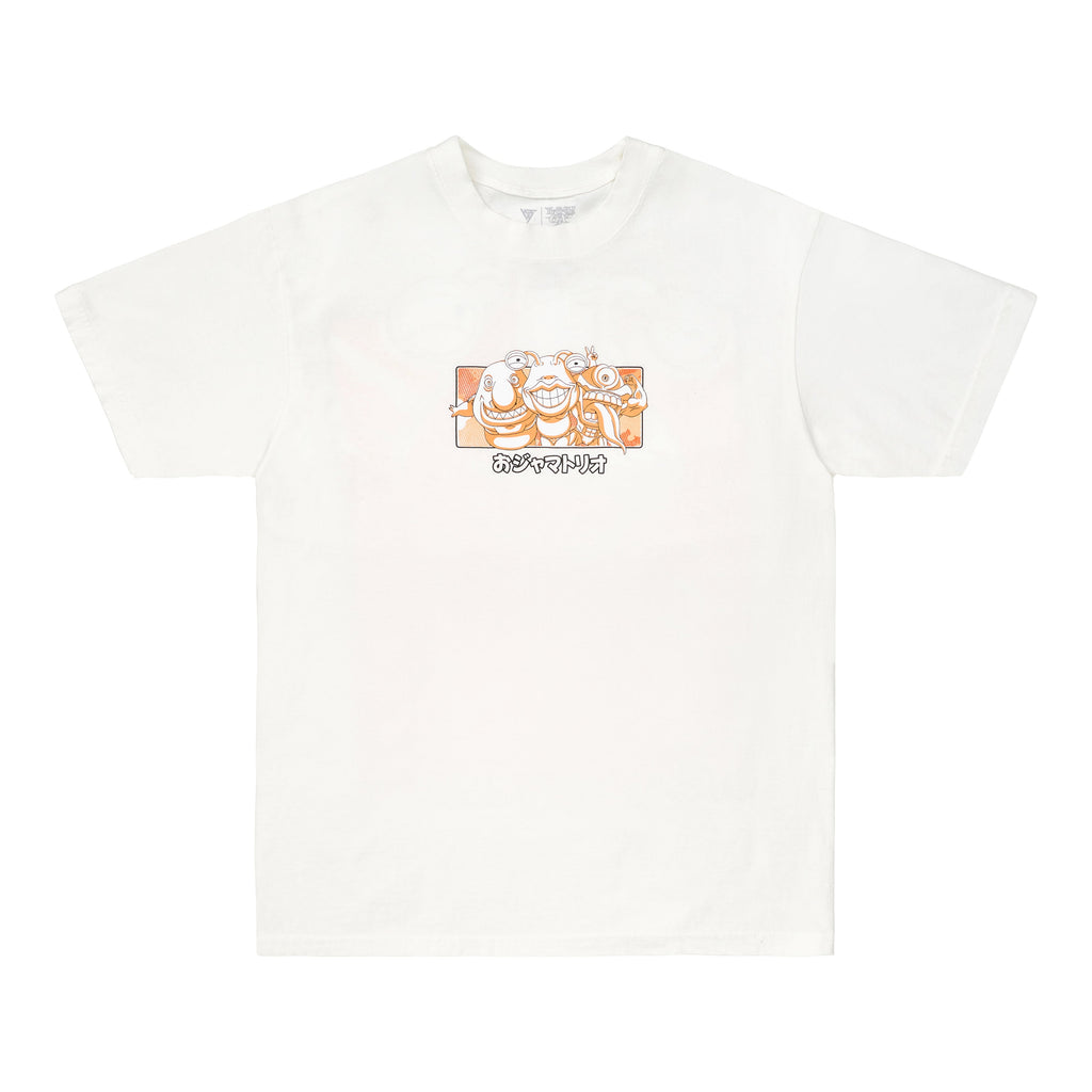 YUGIOH OJAMA TRIO SHIRT (WHITE)