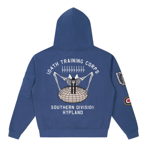 AOT TEAM HOODIE HOODIE (BLUE)