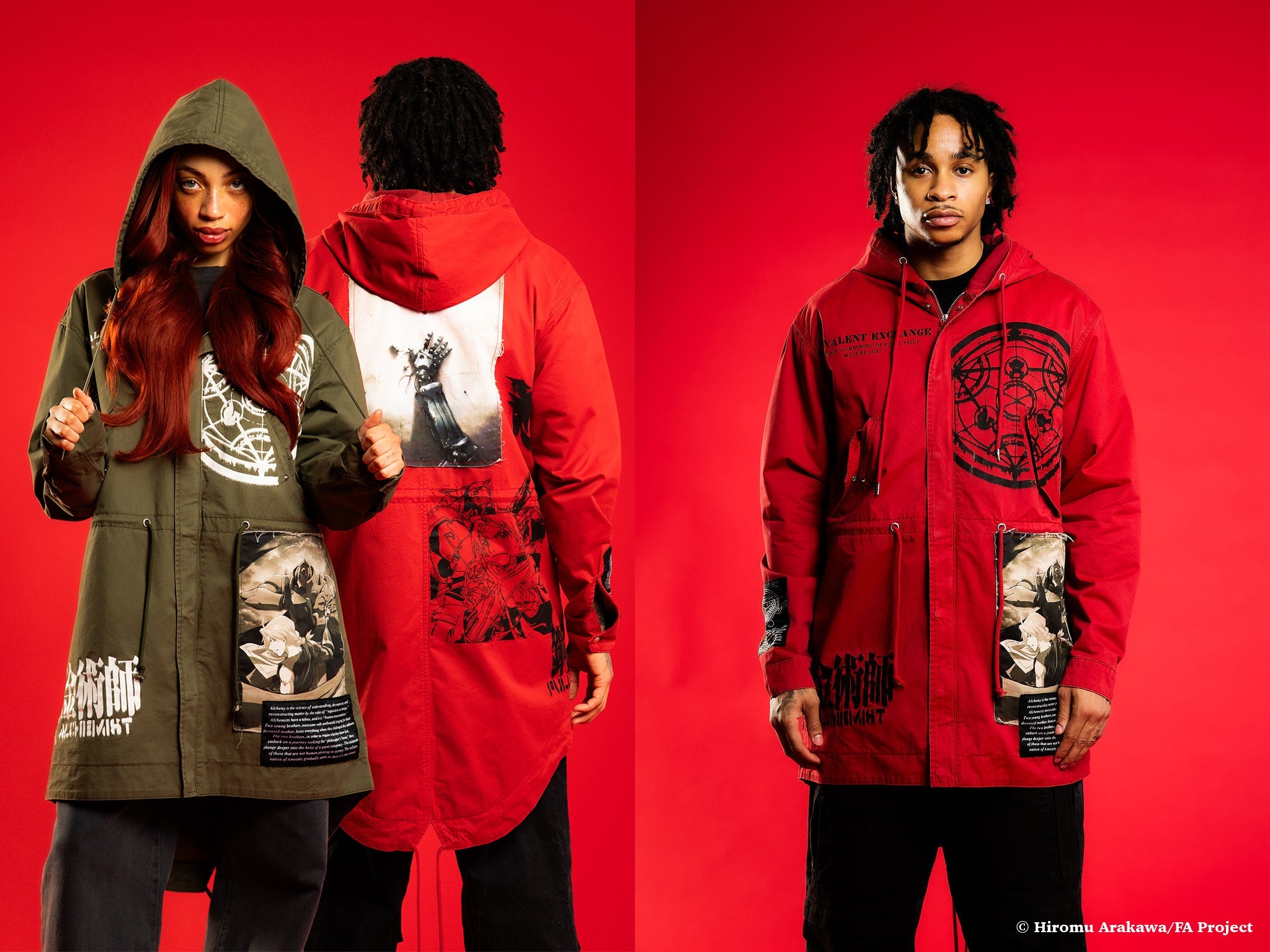 FMAB ALCHEMY PARKA JACKET (RED) *PRE ORDER*