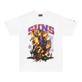 NBA PHOENIX SUNS FLAMING EURO STEP TSHIRT (WHITE)